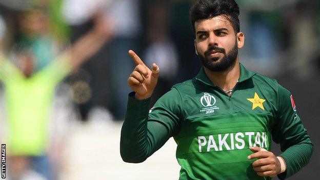 Pakistan leg-spinner Shadab Khan