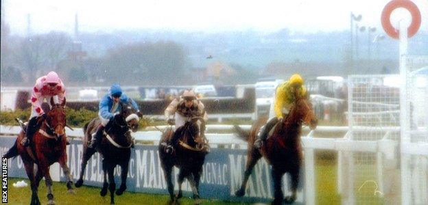 Esha Ness 'wins' the 1993 'Void Grand National'