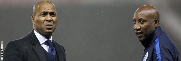 Les Ferdinand and Chris Ramsey