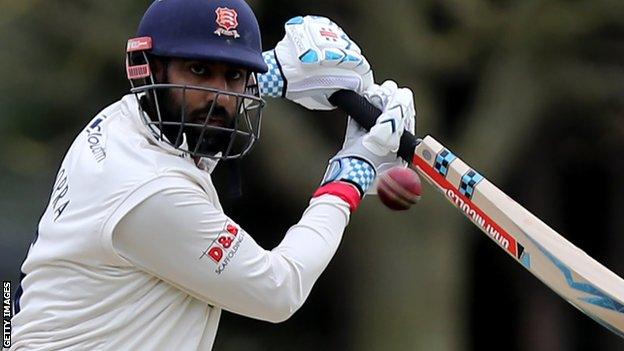 Varun Chopra in action for Essex