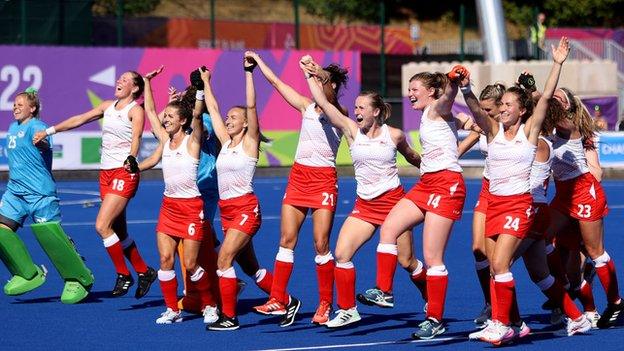 England won hockey bronze on the Gold Coast four years ago