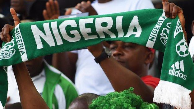 A Nigeria football scarf