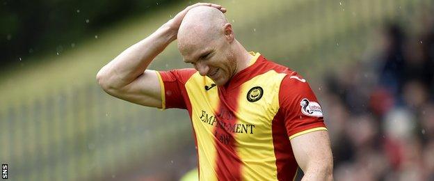 Conor Sammon looks dejected