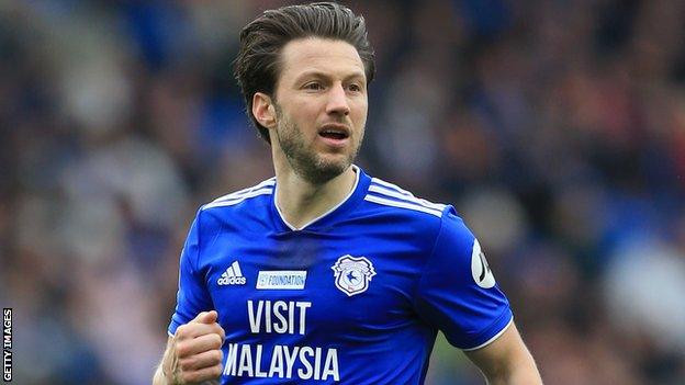 Harry Arter in action for Cardiff City