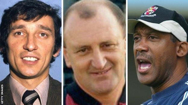 Former Lincoln City managers Graham Taylor, Colin Murphy (centre) and Keith Alexander (right) are all fondly remembered by Imps fans