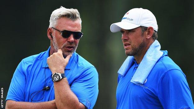 Darren Clarke and Lee Westwood