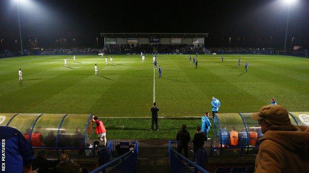 Curzon Ashton's Tameside Stadium