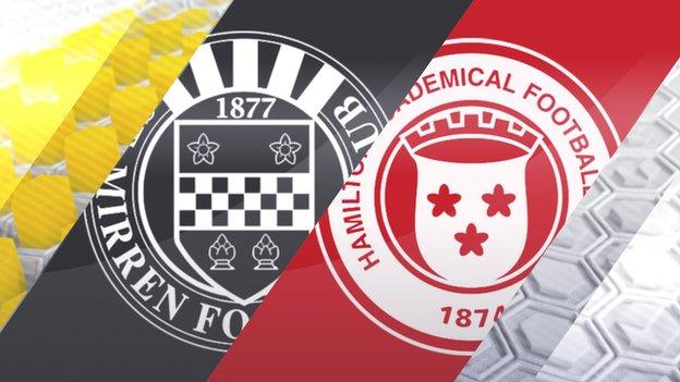 St Mirren v Hamilton