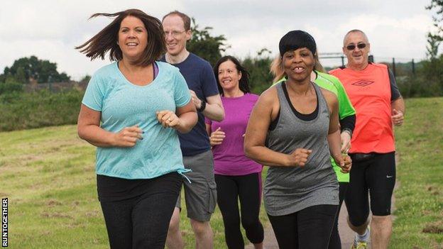 Group of RunTogether runners