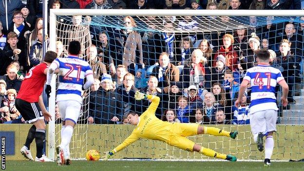 Alex Smithies saves Chris Martin's early penalty