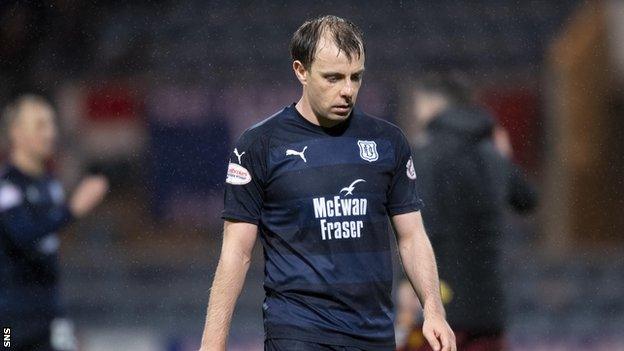 Dundee midfielder Paul McGowan