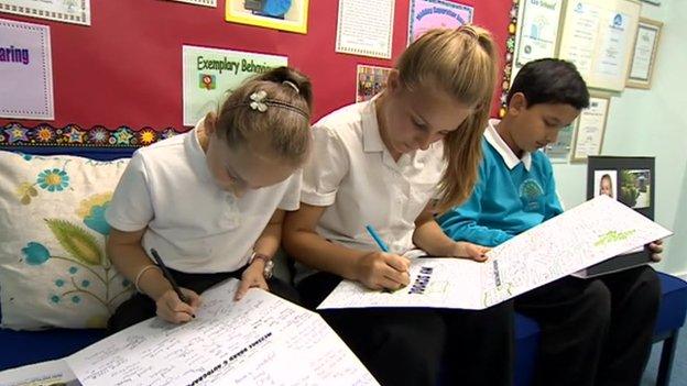 White's Wood Academy pupils