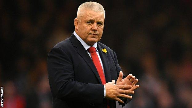 Warren Gatland is aiming to coach Wales to the Grand Slam on Saturday