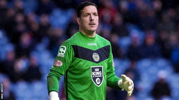 St Mirren goalkeeper Jamie Langfield