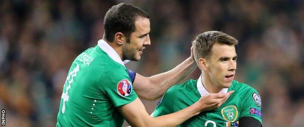 John O'Shea and Seamus Coleman are injury doubts for the Republic's opening World Cup qualifier against Serbia