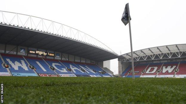 Wigan Athletic's DW Stadium