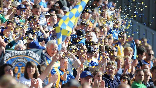 Shrewsbury fans