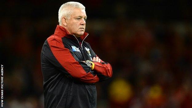 Wales coach Warren Gatland