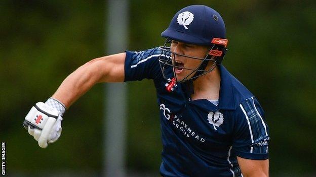 Scotland's George Munsey celebrates