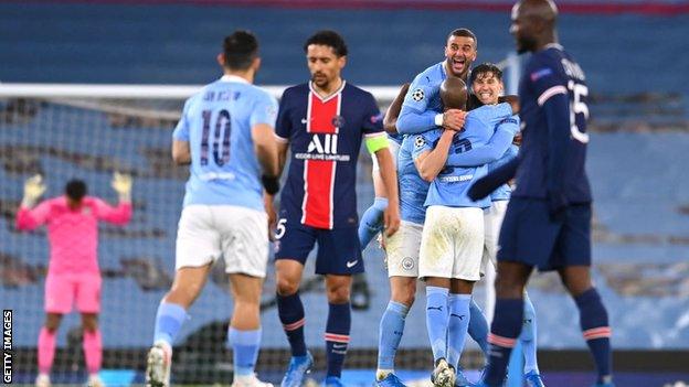 Manchester City celebrate