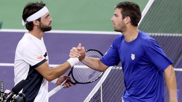 Cameron Norrie and Nikoloz Basilashvili