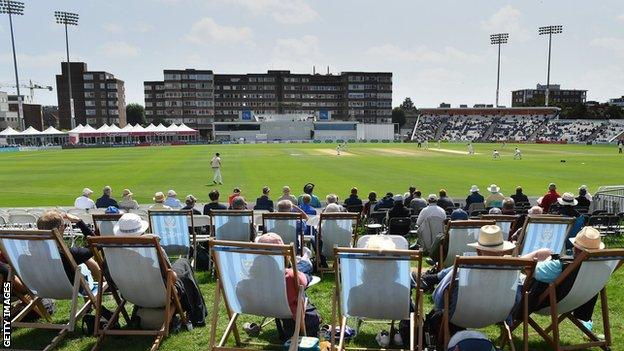 A County Championship match at Hove