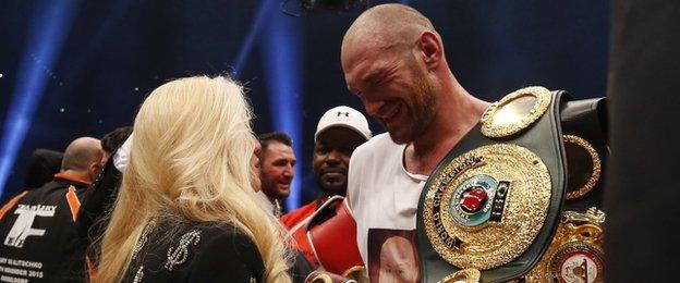 Tyson Fury and wife Paris