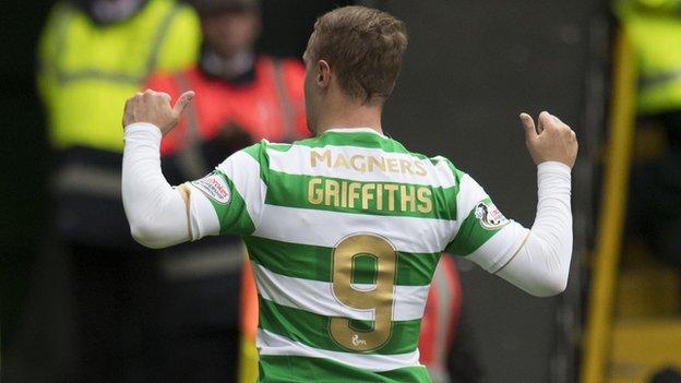 Celtic striker Leigh Griffiths