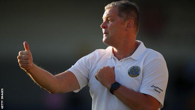 Steve Cotterill has now returned to the dugout and took charge of Shrewsbury's pre-season friendly at AFC Telford last week