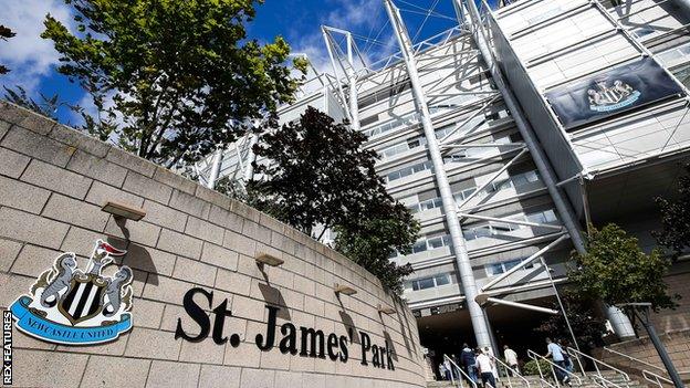 Newcastle United's St James' Park