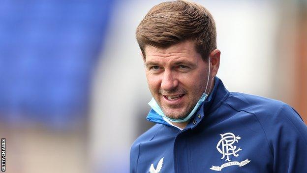 Rangers manager Steven Gerrard