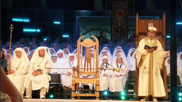 Seremoni cadeirio Eisteddfod y Bala 2009