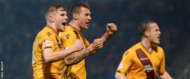 Motherwell have won four of their last five league matches to move into the top six