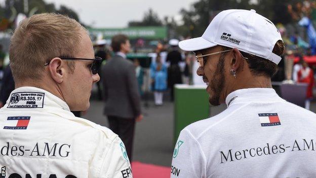 Valtteri Bottas, Lewis Hamilton