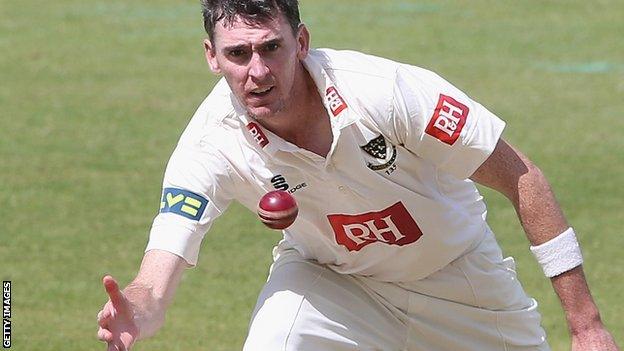 Sussex seam bowler Steve Magoffin