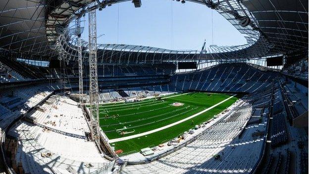 Tottenham's new stadium at White Hart Lane