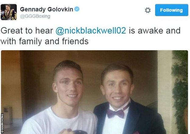 Gennady Golovkin tweet