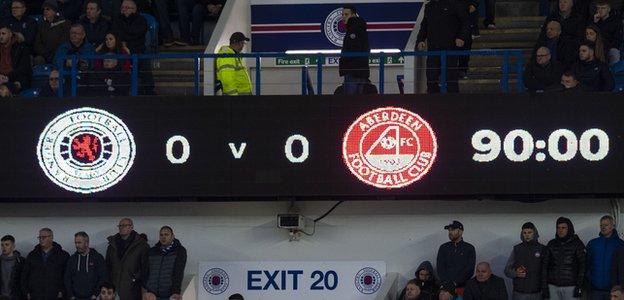 Rangers dropped two vital points at home to Aberdeen on Saturday