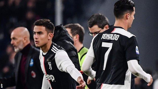 Dybala and Ronaldo