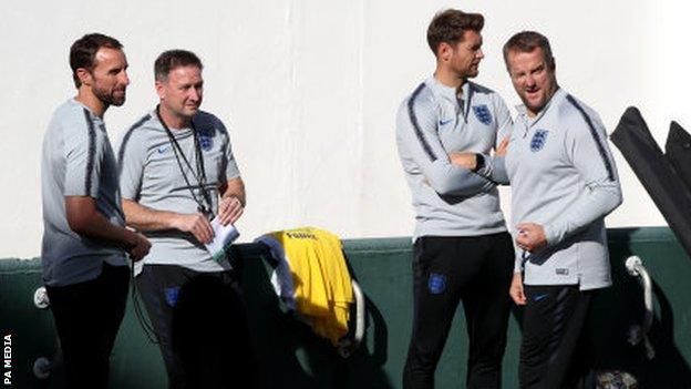 Swansea goalkeeping coach Martyn Margetson is on the England staff under Gareth Southgate, who is Freddie Woodman's godfather