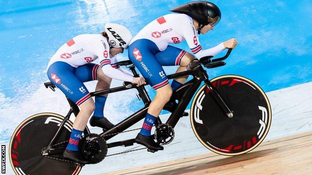 British tandem riders Lora Fachie & Corrine Hall