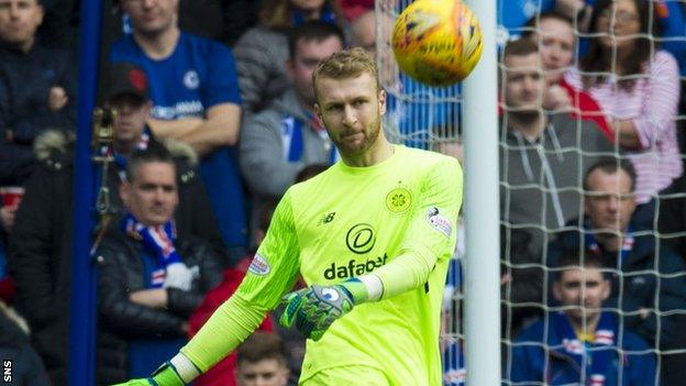 Celtic goalkeeper Scott Bain