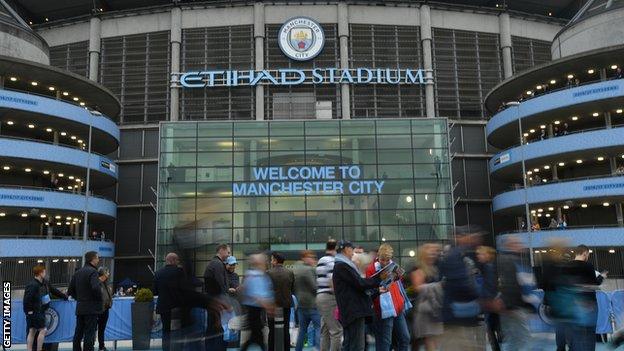 Man City stadium general view