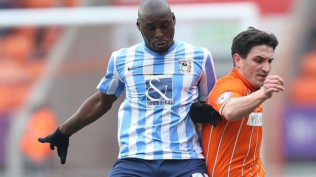 Marc-Antoine Fortune netted his first goal for the Sky Blues since 14 November