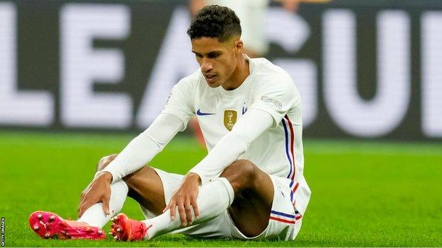 Varane had played the full 90 minutes in his side's Nations League semi-final win over Belgium on Thursday