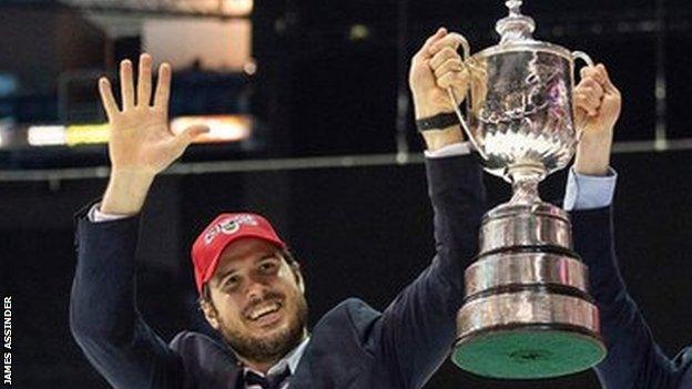 Brodie Dupont celebrates