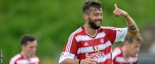 Massimo Donati was on target for Hamilton