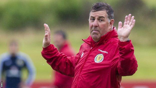 Scotland assistant coach Mark McGhee