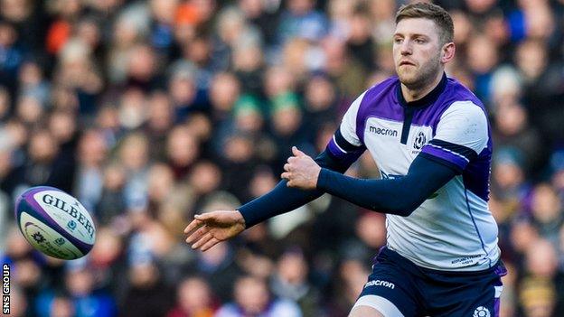 Scotland fly-half Finn Russell