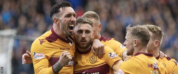 Motherwell celebrate